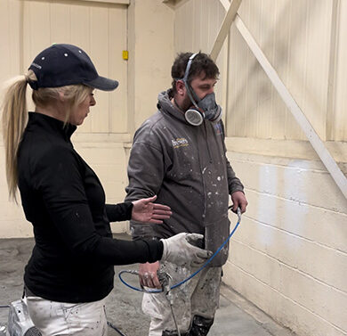 Sharon Norton, Confident Leader and Painting Business Owner