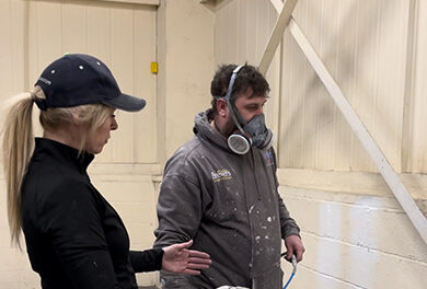 Sharon Norton, Confident Leader and Painting Business Owner