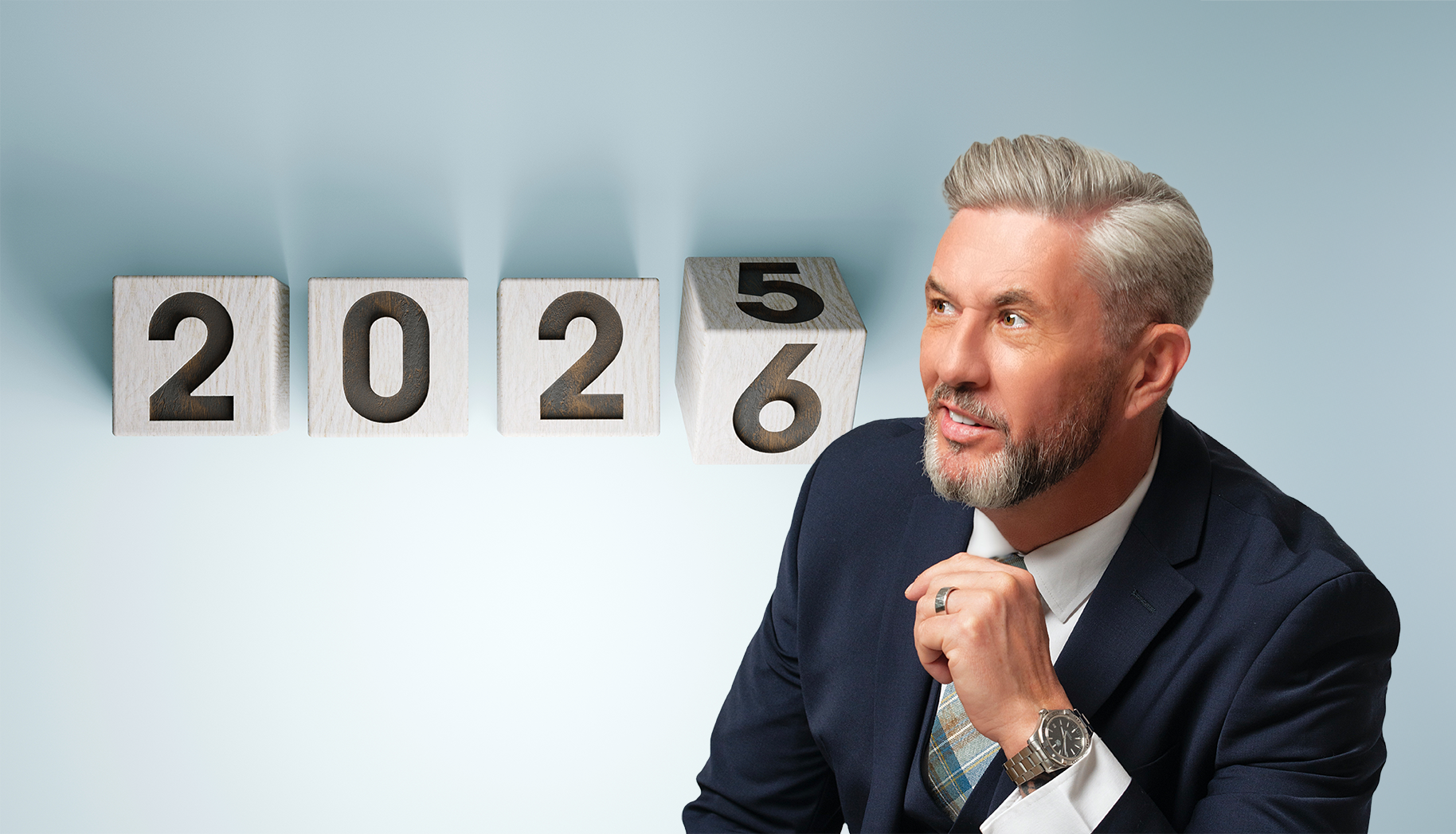 James Fleming, company director, photographed for a New Year motivational theme.